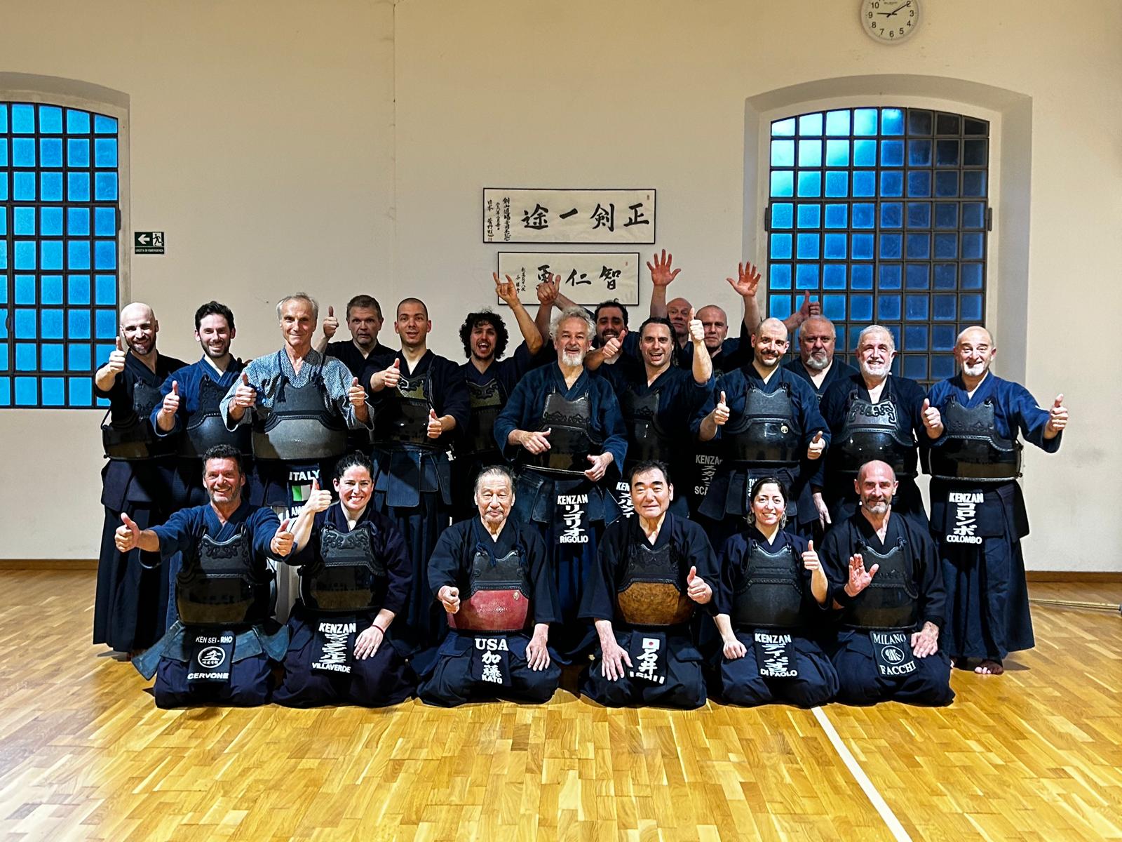 Allenamento con Ishii e Kato sensei luglio 2024